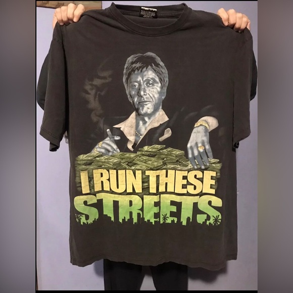 Vtg Scarface Clothing Seamless T-Shirt Authentic/Org 90s 2000s 5XL Run These Sts - Picture 1 of 11